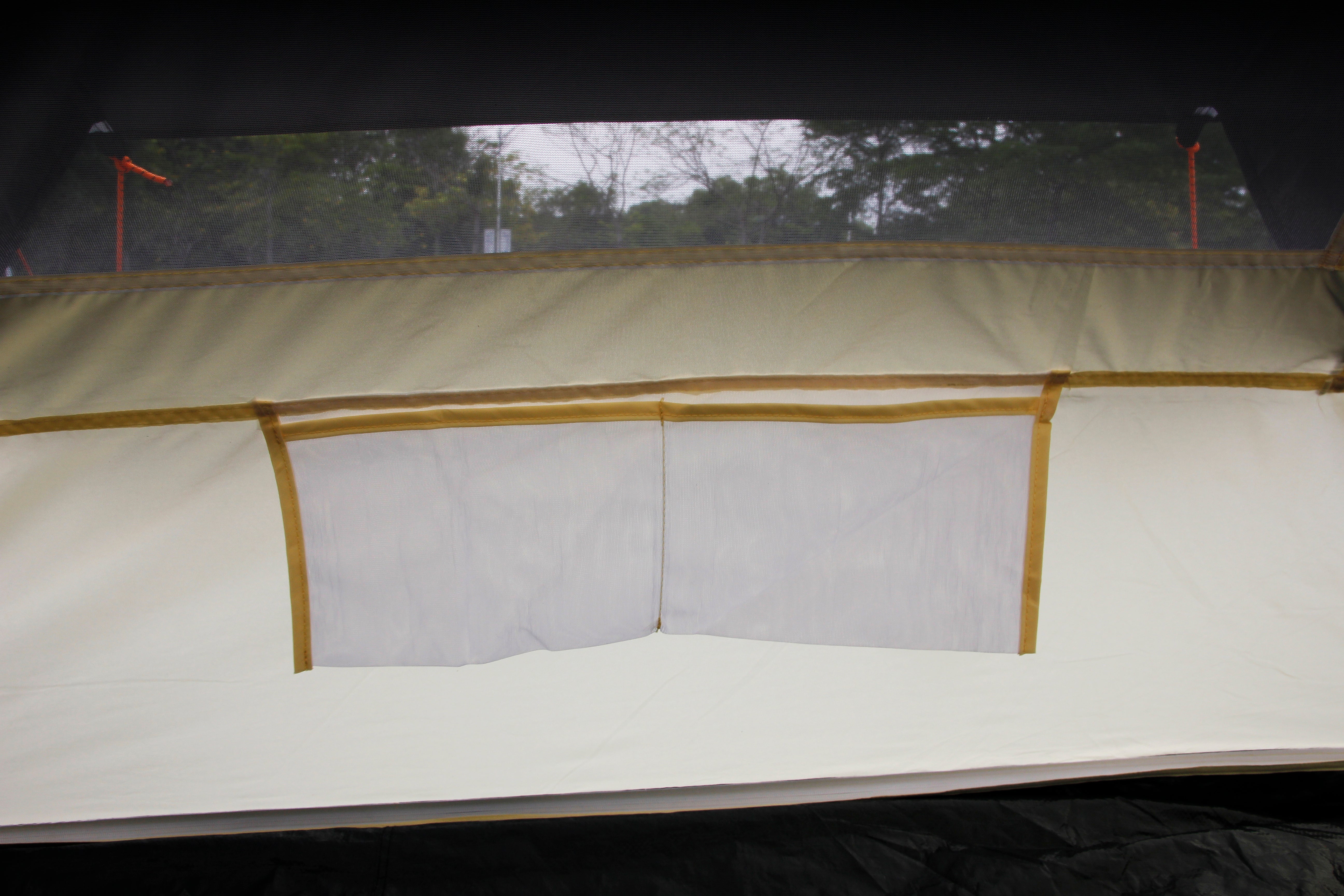 4M Glamptex 400 - 8-person teepee tent, pyramid tent, Zipped in ground sheet, canopy awning