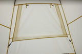 5M Glamptex 500 - 10-person teepee tent, pyramid tent, Zipped in ground sheet, canopy awning