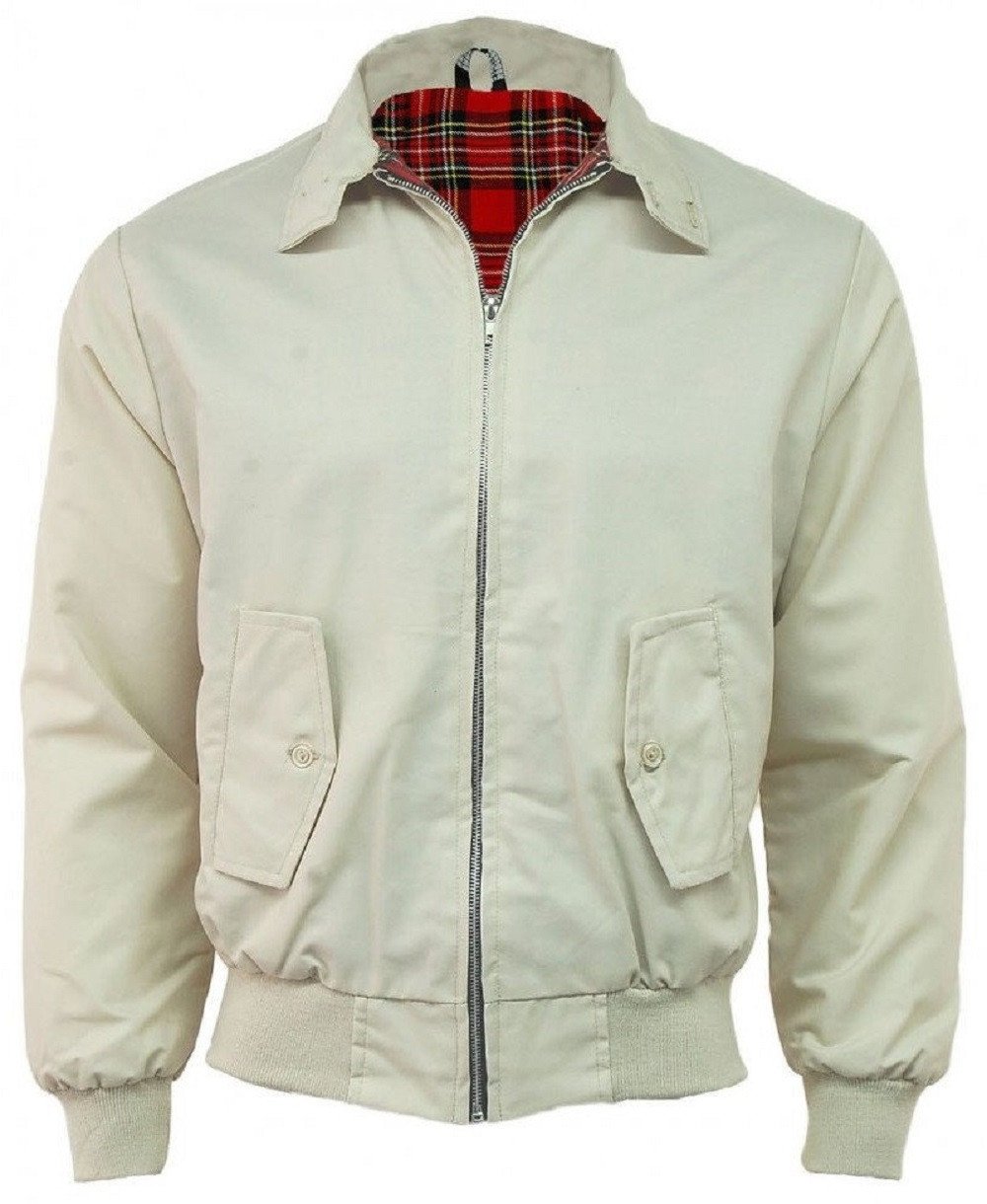 MENS / LADIES VINTAGE HARRINGTON JACKET ADULTS BOMBER COAT CLASSIC RETRO SCOOTER 1970'S