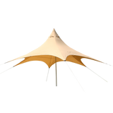 10T Captiva 6 - Umbrella sun roof, hexagon with pole, water-repellent, UV-protection