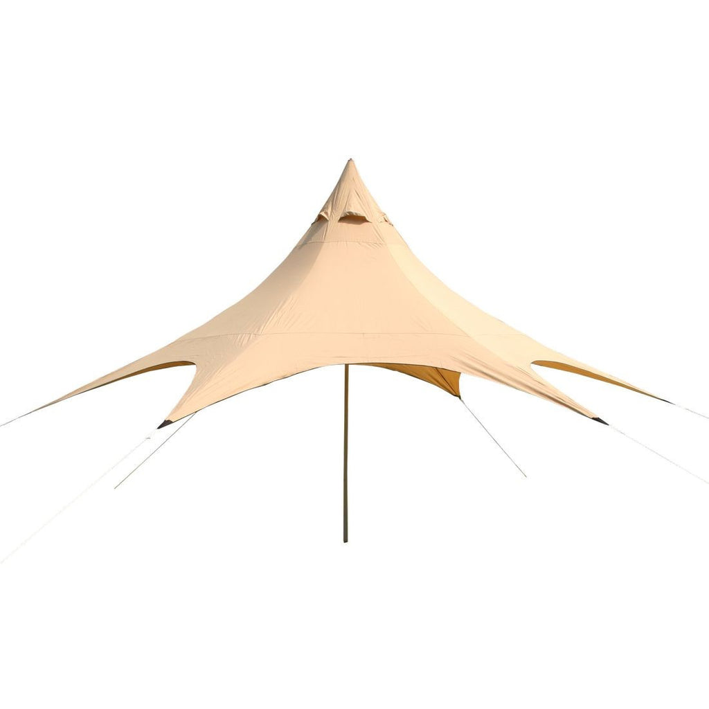 10T Captiva 6 - Umbrella sun roof, hexagon with pole, water-repellent, UV-protection
