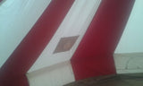 4m Metre GlampTex RC 400 - Ultimate Red and Cream Bell tent with Zipped-in- Groundsheet Waterproof - Bell tents