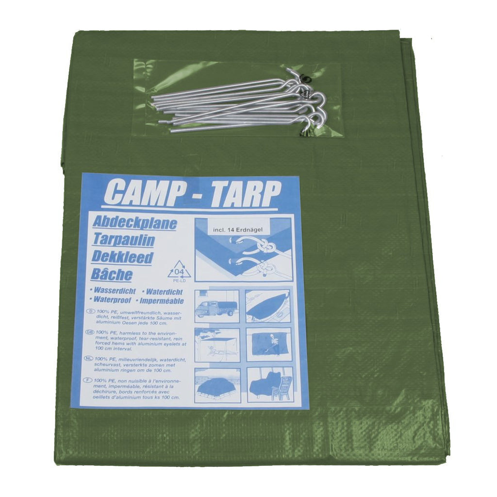 10T GS Light 400x500 - Tent ground sheet, 400x500 cm incl. pegs