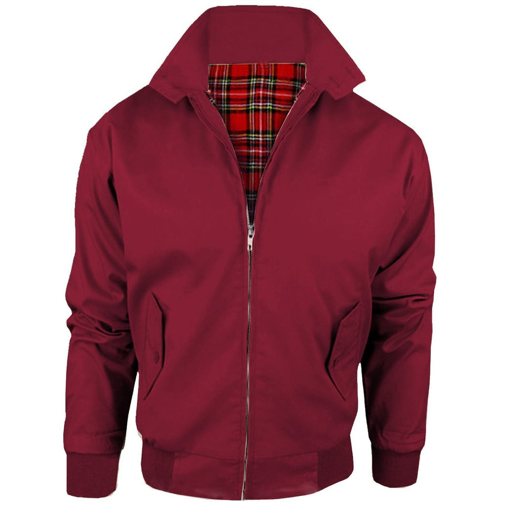 MENS / LADIES VINTAGE HARRINGTON JACKET ADULTS BOMBER COAT CLASSIC RETRO SCOOTER 1970'S