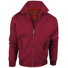 MENS / LADIES VINTAGE HARRINGTON JACKET ADULTS BOMBER COAT CLASSIC RETRO SCOOTER 1970'S