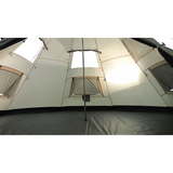 10T Shoshone 500 - 10-person teepee tent, pyramid tent, sewn in ground sheet, canopy awning - Bell tents