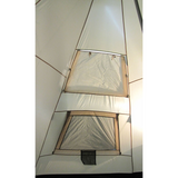 10T Shoshone 500 - 10-person teepee tent, pyramid tent, sewn in ground sheet, canopy awning - Bell tents