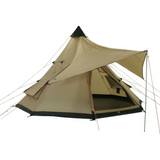 10T Shoshone 500 - 10-person teepee tent, pyramid tent, sewn in ground sheet, canopy awning - Bell tents