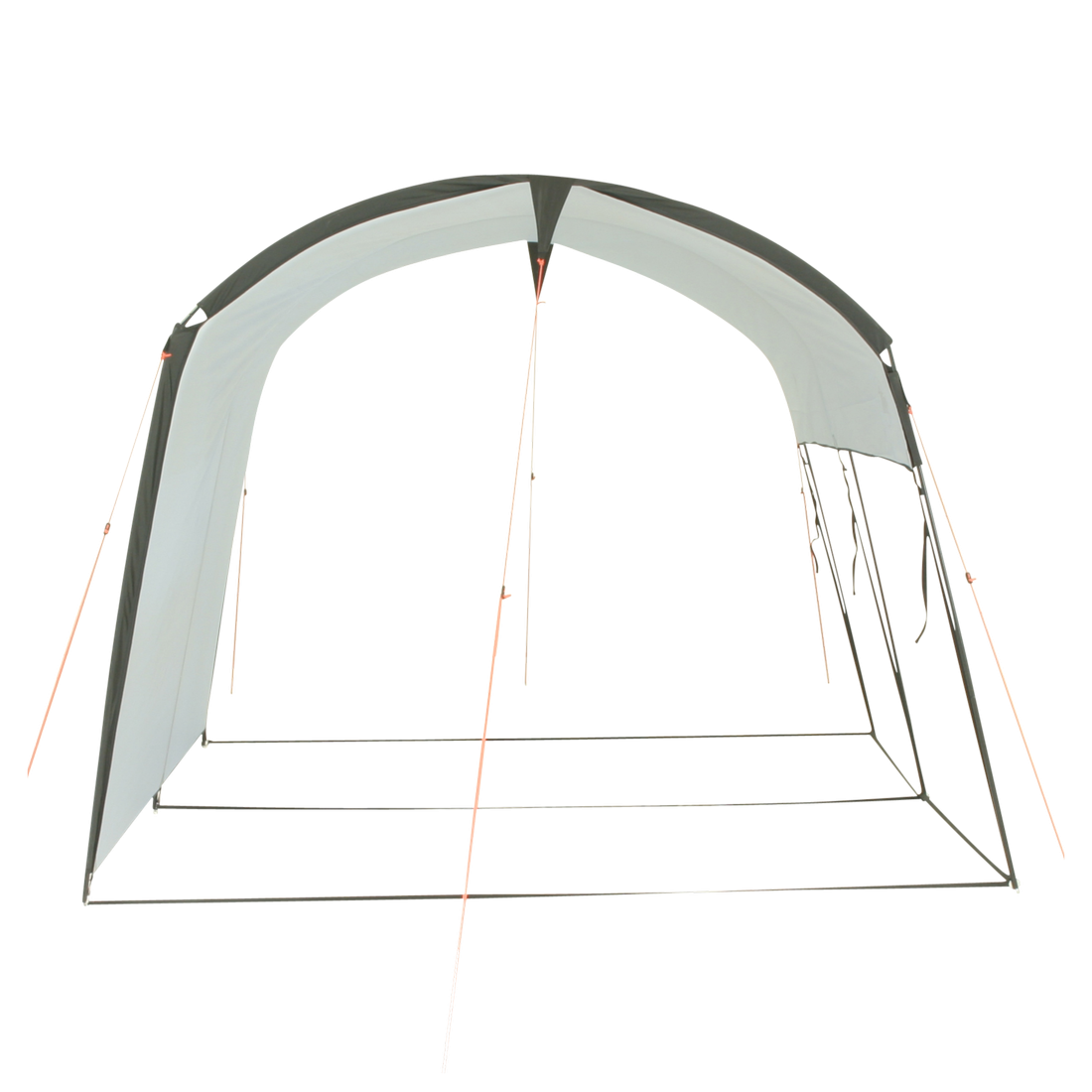 10T Addison - Tunnel-shaped gazebo 292x254x197cm, windand weather-proof, blue - Bell tents